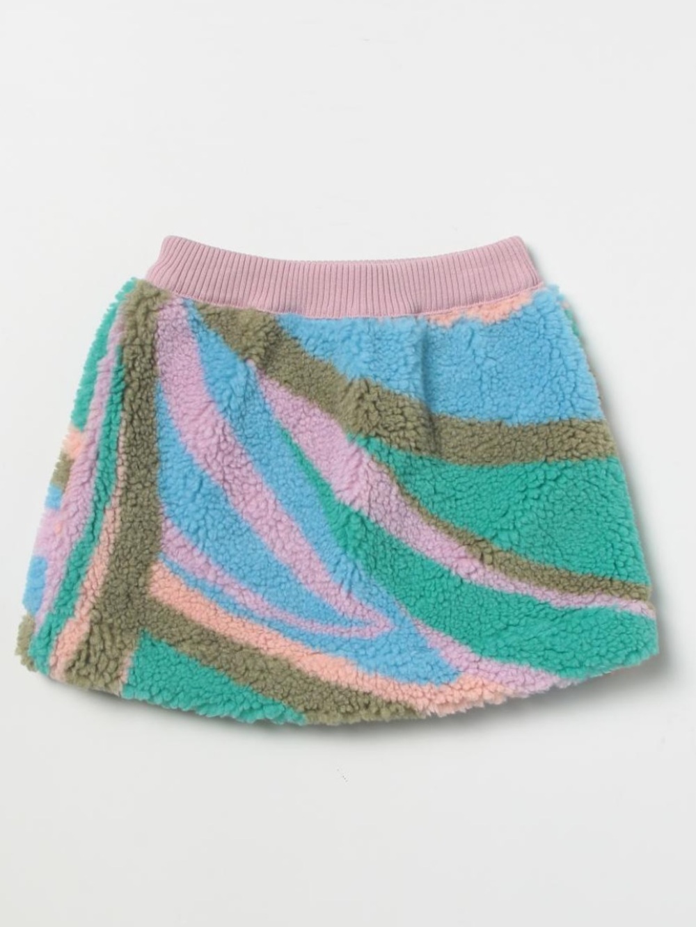 Emilio Pucci Multicolor Eco Shearling skirt